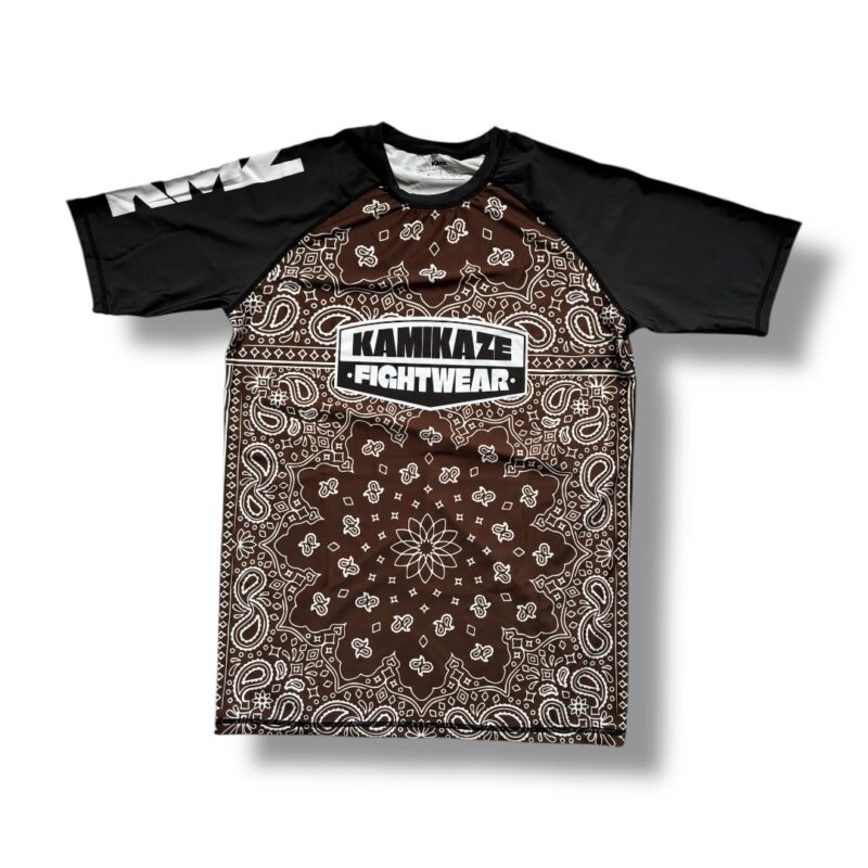 Rashguard PAISLEY-marrón