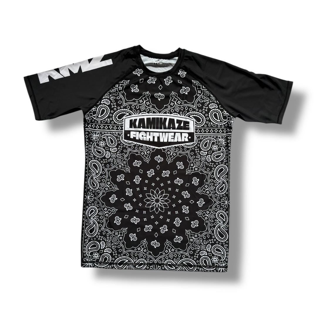 Rashguard PAISLEY-negro